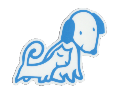 Durable vinyl, die-cut Puppy Kitten Sticker