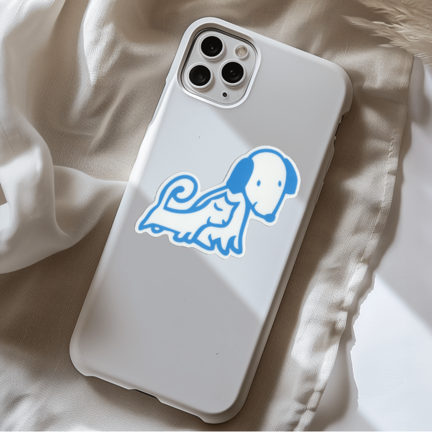 Durable, vinyl, die-cut, Puppy &amp; Kitten Sticker.