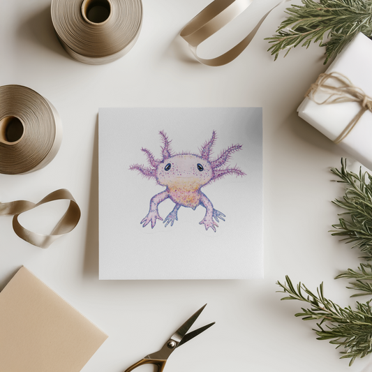 Durable, vinyl, die-cut, Sea Critter Sticker.