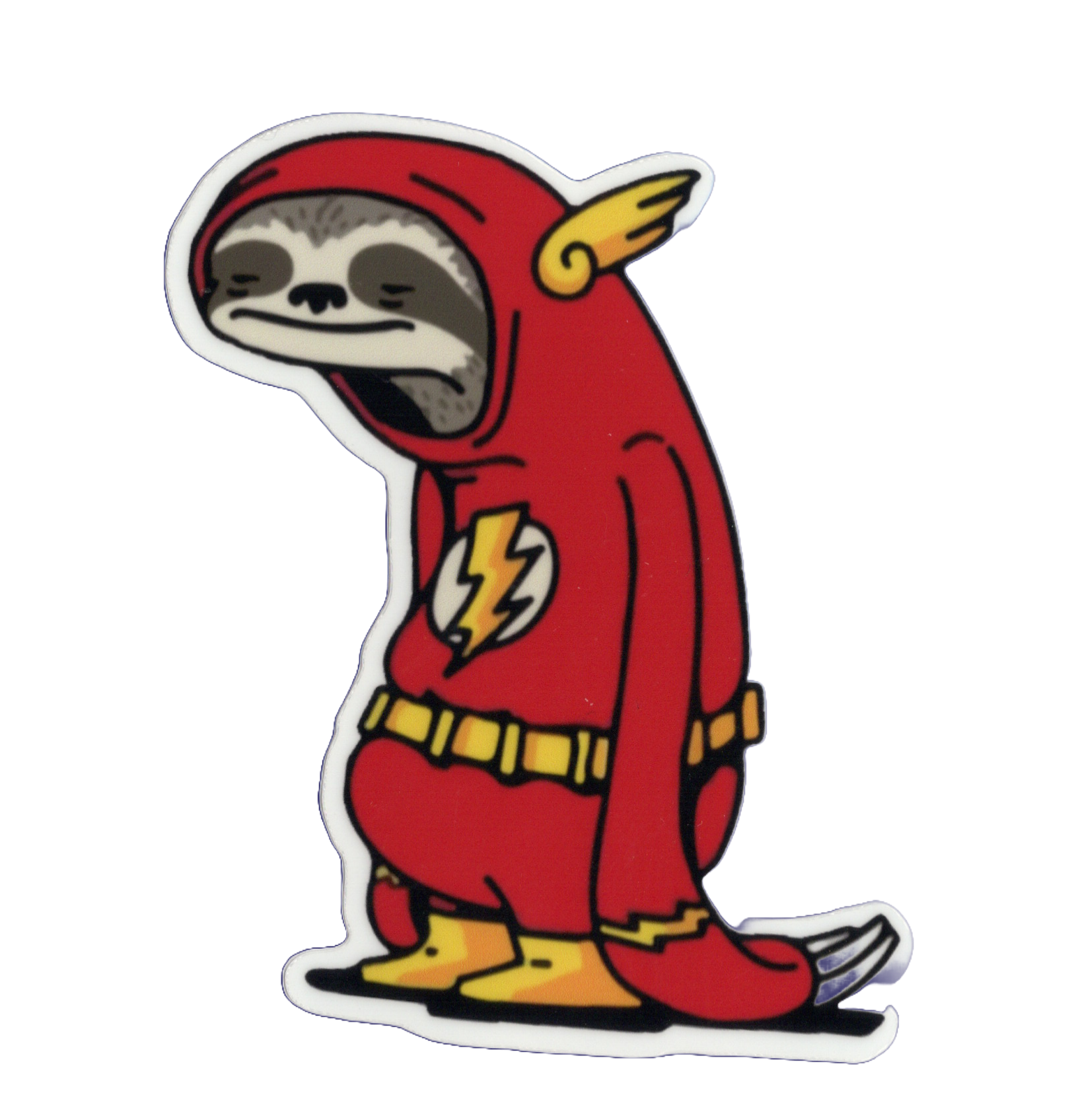 Durable vinyl, die-cut Sloth Sticker