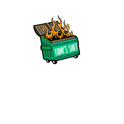 Durable vinyl die-cut Todays Shift Sticker
