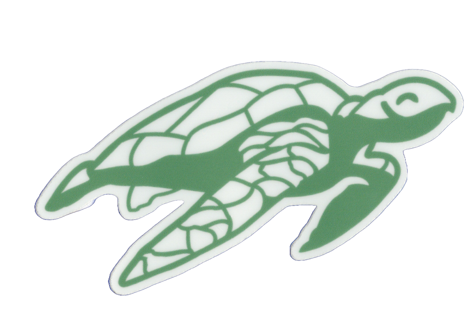 Durable vinyl, die-cut Turtle Sticker