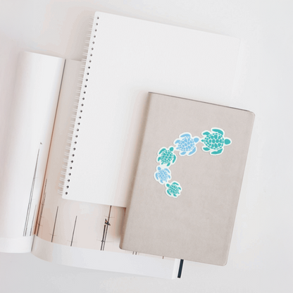 Durable, vinyl, die-cut, Turtles Sticker.