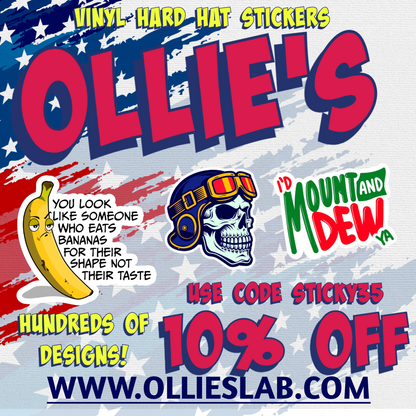 Ollie's Durable Vinyl Stickers
