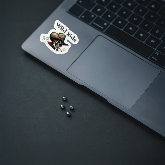 Durable, vinyl, die-cut, Wild Ride Sticker.