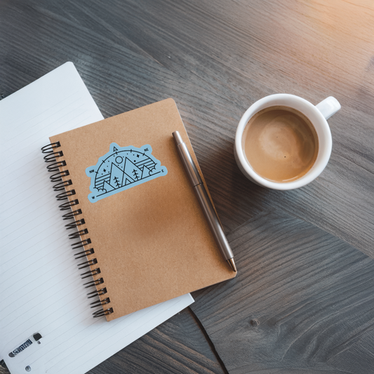 Durable, vinyl, die-cut, Wilderness Sticker.
