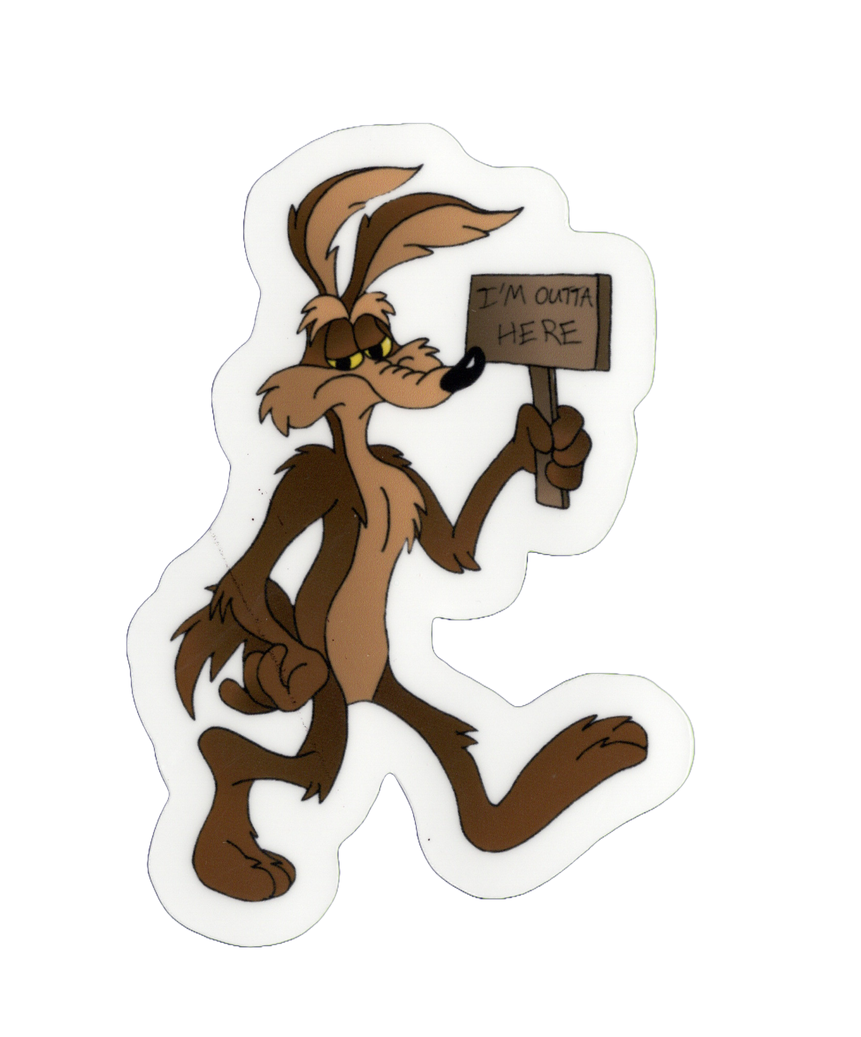 Durable vinyl, die-cut Wile Sticker
