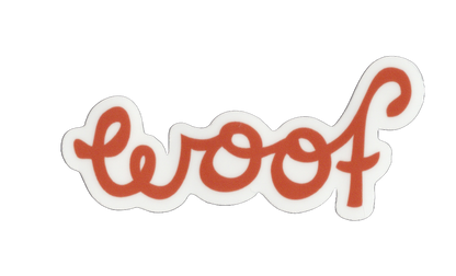 Woof 2 Sticker