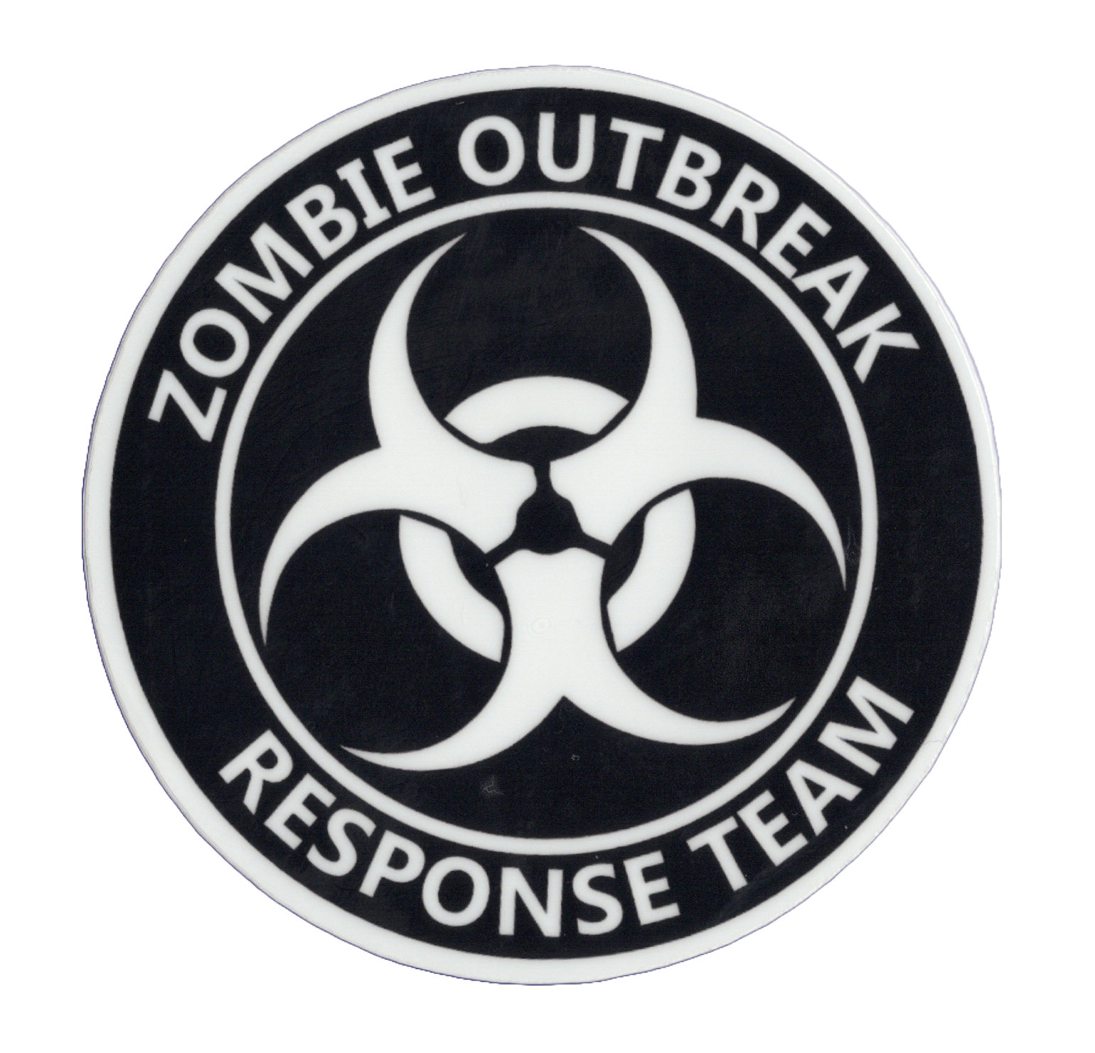 Durable vinyl, die-cut Zombie Sticker