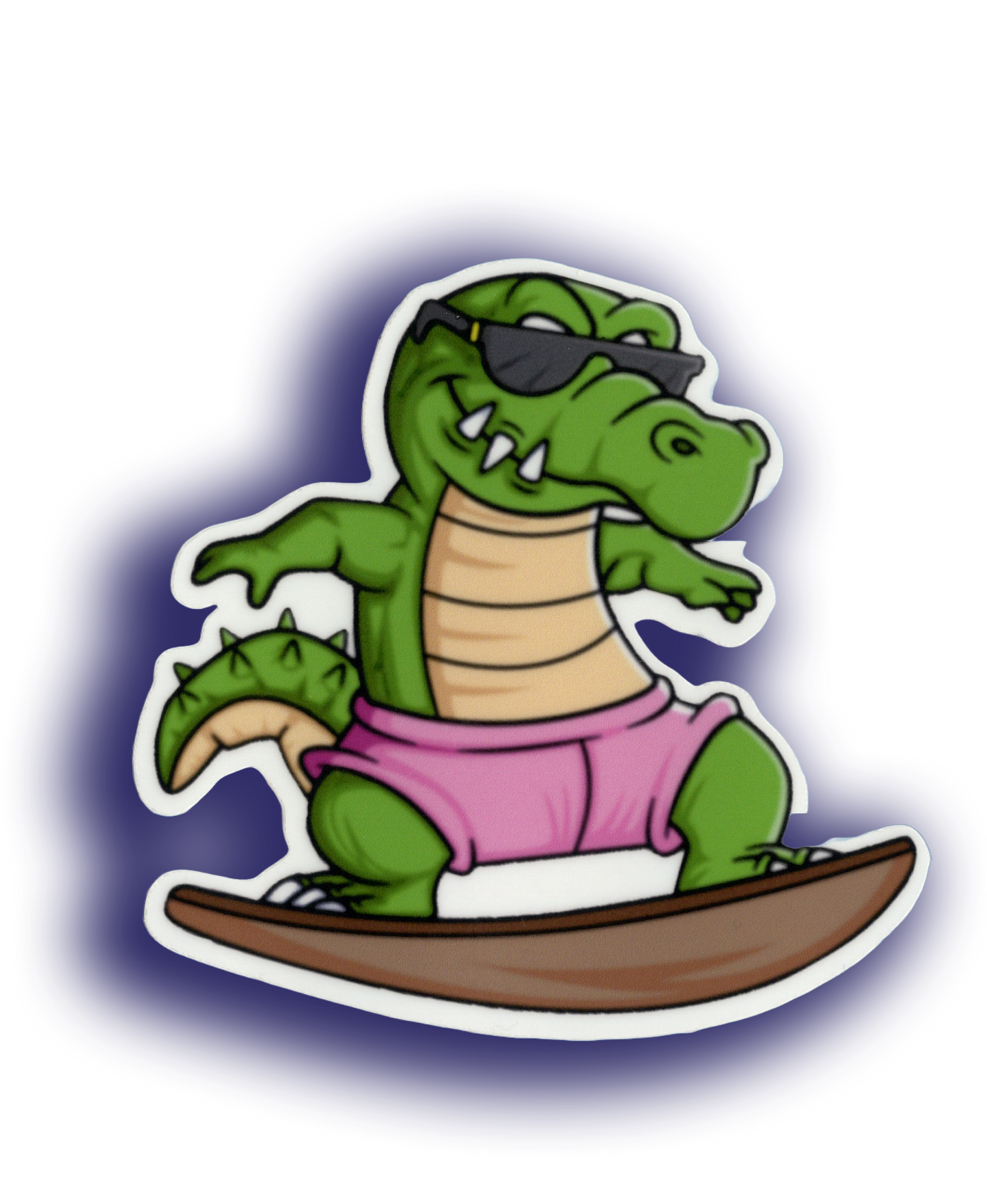 Durable vinyl, die-cut Gator Sticker