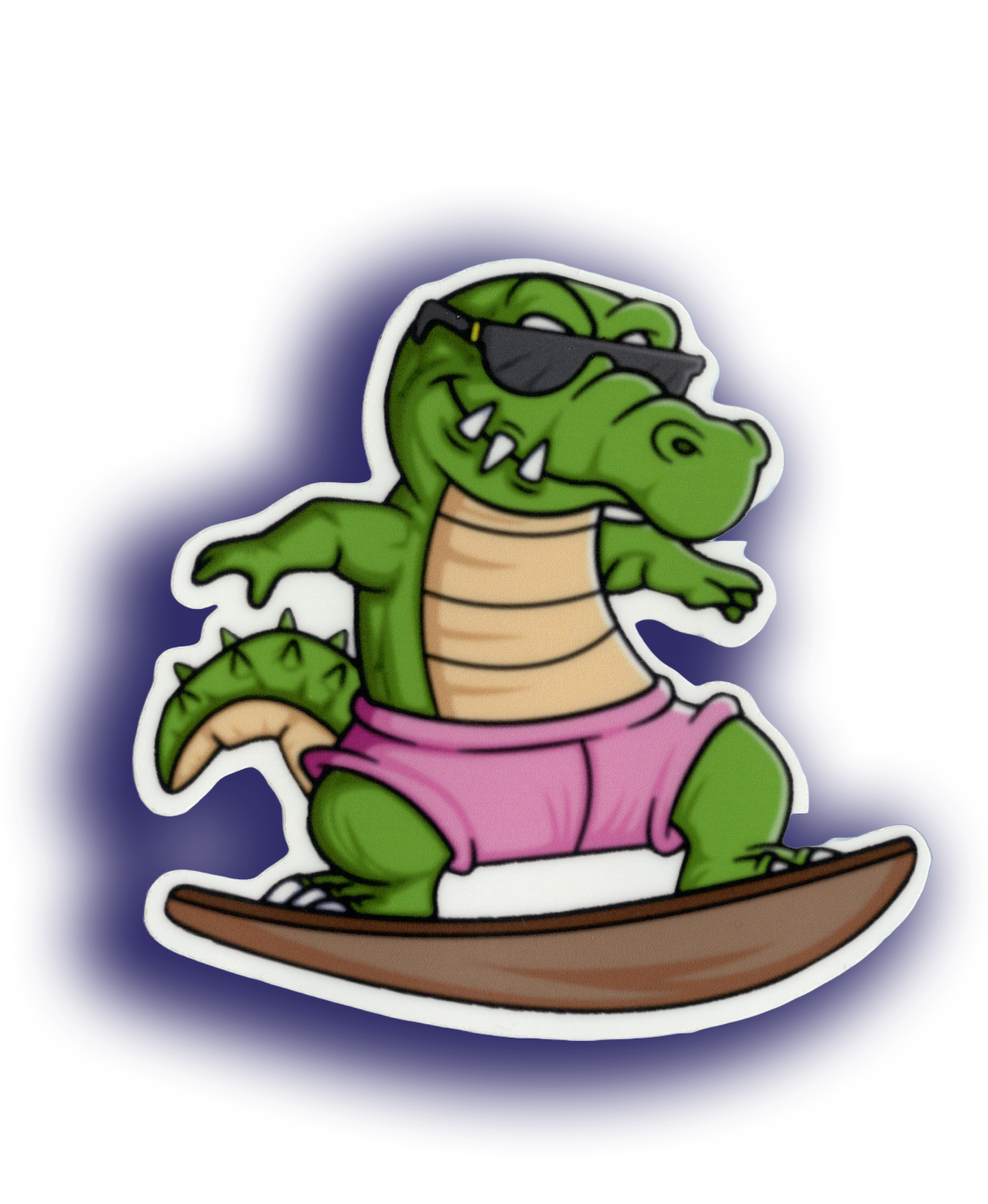Durable vinyl, die-cut Gator Sticker