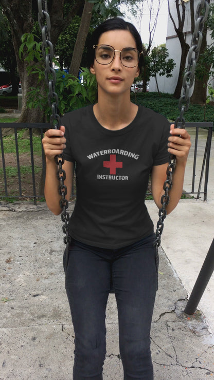 Ollie's: 'Waterboarding Instructor' - 100% Cotton T-shirt