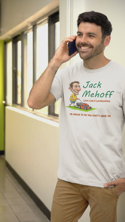 Ollie's: 'Jack Mehoff Landscape' - 100% Cotton T-shirt