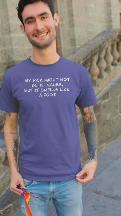 Ollie's: 'Smells Like A Foot' - 100% Cotton T-Shirt