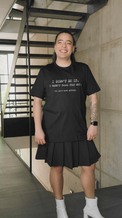 Ollie's: 'I Didn't Do It' - 100% Cotton T-shirt